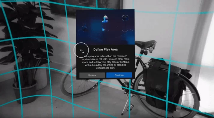 oculus quest boundary setup