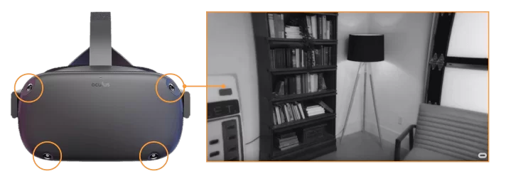 External headset cameras Oculus Quest - External headset cameras