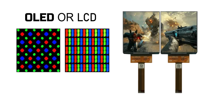 OLED V LCD displays