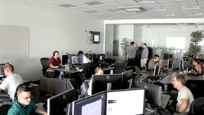 Employees from 4A games 4A games staff