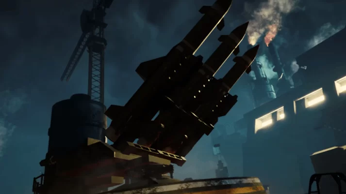 All the weapons Missle launcher