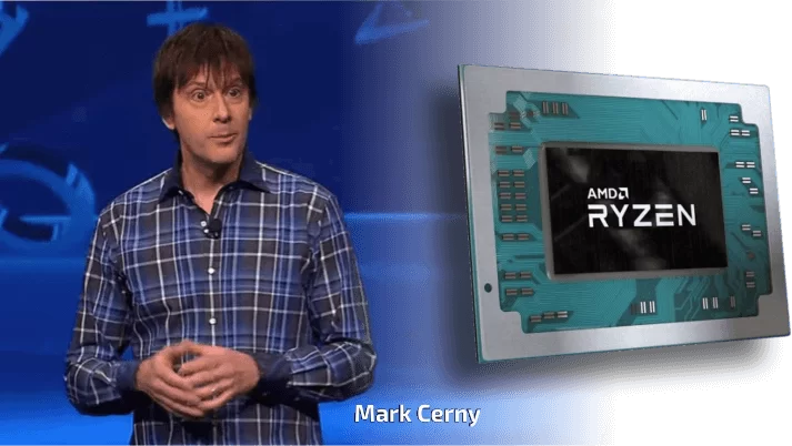 AMD Ryzen chip - a 7nm chip built on Zen2 architecture AMD Ryzen chip