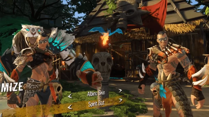 In Feral Rites you can play as a male or female warrior Feral Rites - male of female character