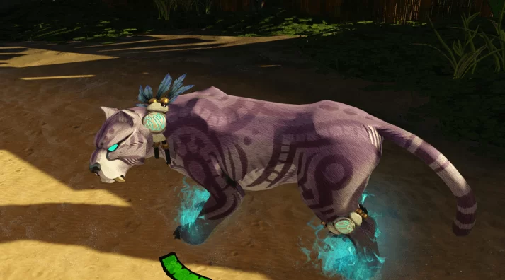 Transform from human to animal form Panther