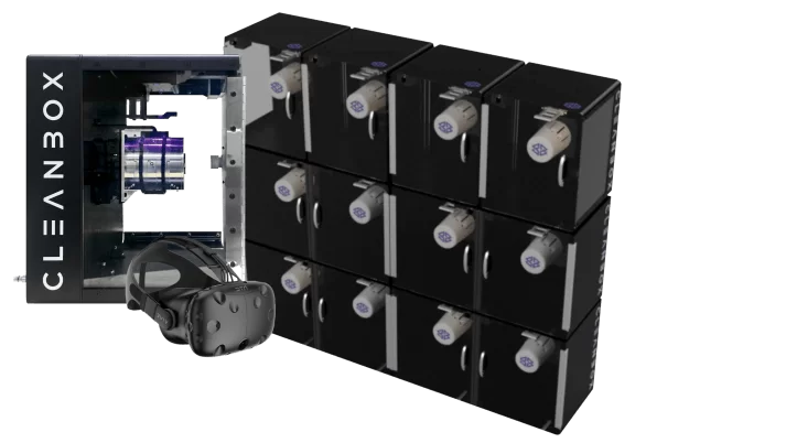 The Cleanbox - headset sanitiser