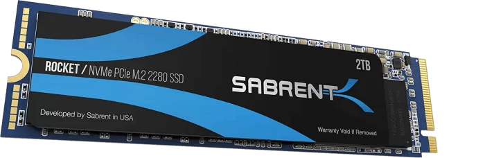 Sabrent 2TB M.2 drive Sabrent 2TB M.2 drive