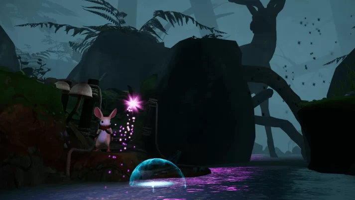 Colourful game visuals