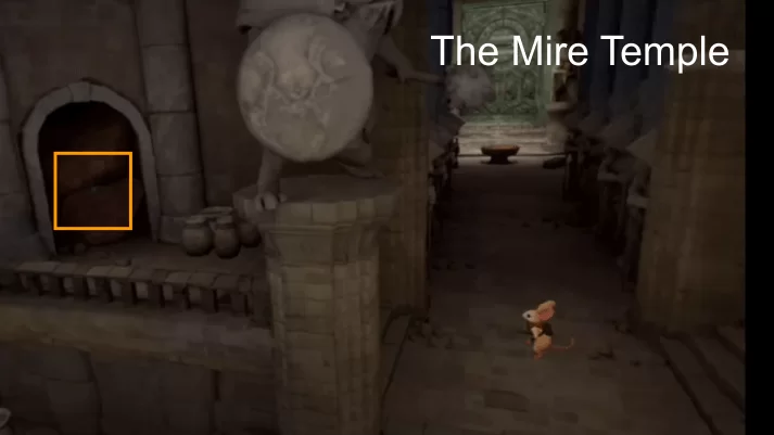 The Mire Temple hidden game level