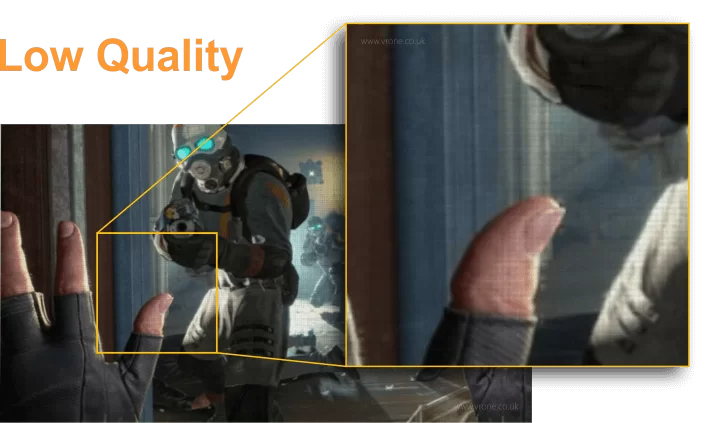 Low quality game image resolution