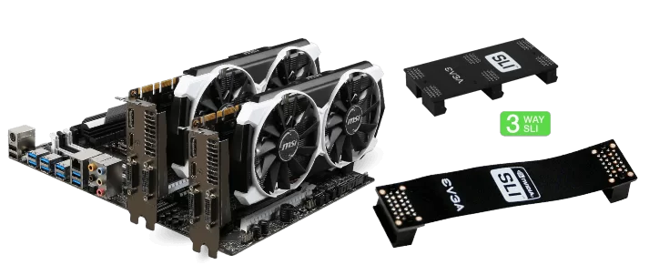 SLI and CrossFire. Dual-GPU function