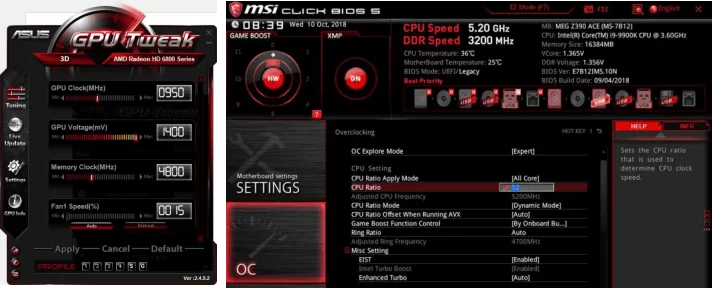 Turn off anything you have overclocked Overclocking settings