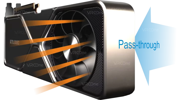 RTX 3080 rear pass-through cooling fan RTX 3080 rear pass-through cooling fan