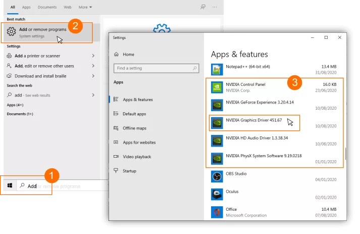 Old graphics card drivers
