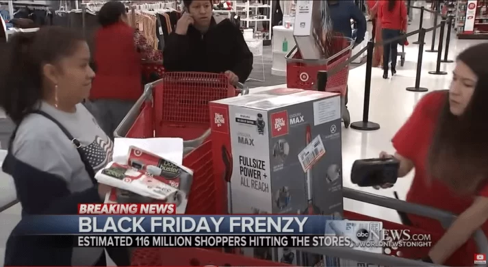 Shopping Frenzy Black Friday Shopping