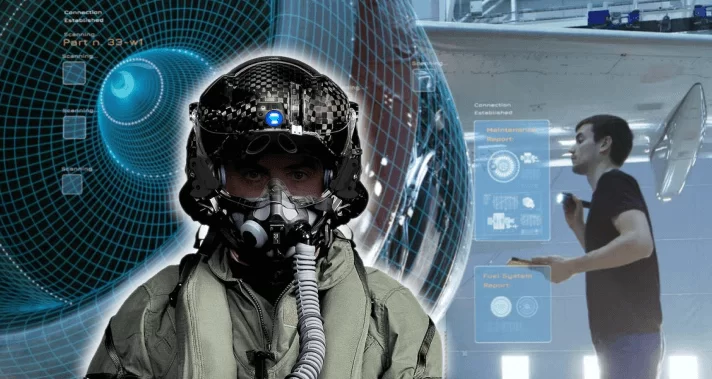 VR Helmet for pilots