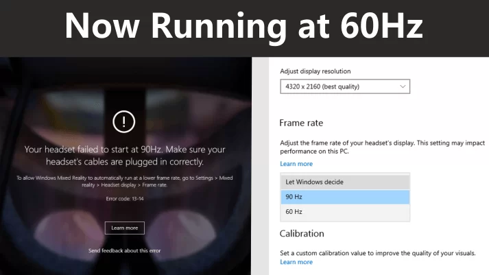 Reverb G2 running at 60 Hz 60Hz error