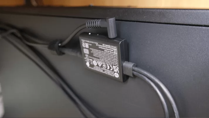 Tape the power block to your PC Power connector